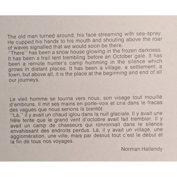 1976 Inuit Calendar Planner Settlements Habitations Artist Engagement Canada Vtg - Picture 7 of 14